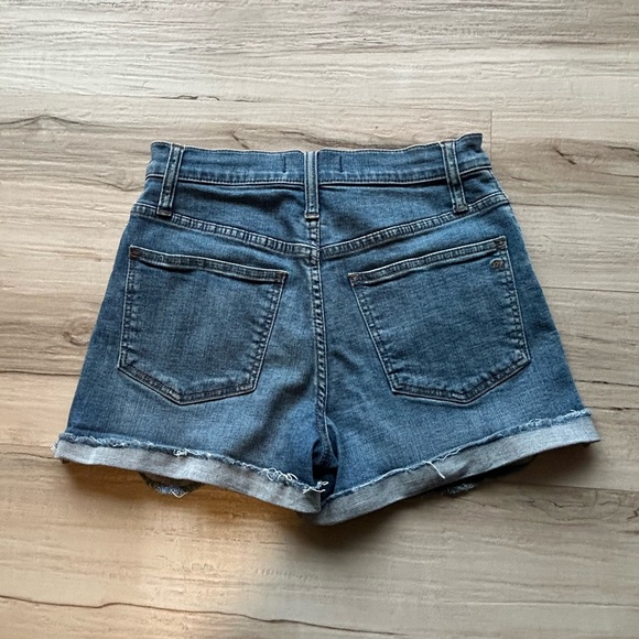 Madewell High Rise Denim Short - Size 24 - Light Wash - Picture 2 of 5
